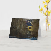 「セキュリティ侵害」クリスマスカード カード (黄色い花)