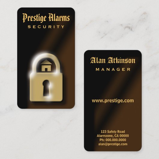 セキュリティ名刺 名刺 (正面/裏面)