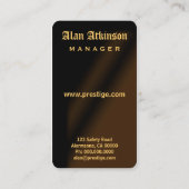 セキュリティ名刺 名刺 (裏面)