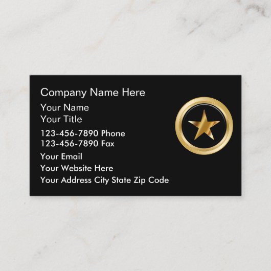 セキュリティ名刺 名刺 (正面)