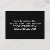 セキュリティ名刺 名刺 (裏面)