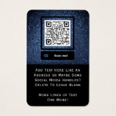 セキュリティ法執行技術専門家ブルーグリッター (裏面)