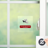 セキュリティ監視静的ウィンドウの固定シンボルや象徴 ウィンドウサイン (ホーム)