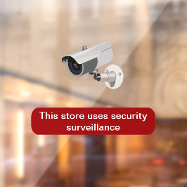 セキュリティ監視静的ウィンドウの固定シンボルや象徴 ウィンドウサイン