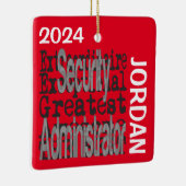 セキュリティ管理者の異常カスタム者 セラミックオーナメント (右)