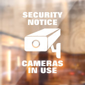 セキュリティ通知カメラが使用中 ウィンドウサイン (シート2)