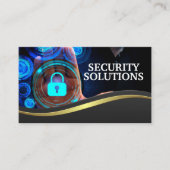 セキュリティ・システム | ホームの安全性 名刺 (正面)