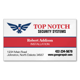 セキュリティ・システム マグネット名刺