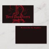 セキュリティ?ボランティア 名刺 (正面/裏面)