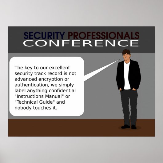 セキュリティ ポスター (正面)