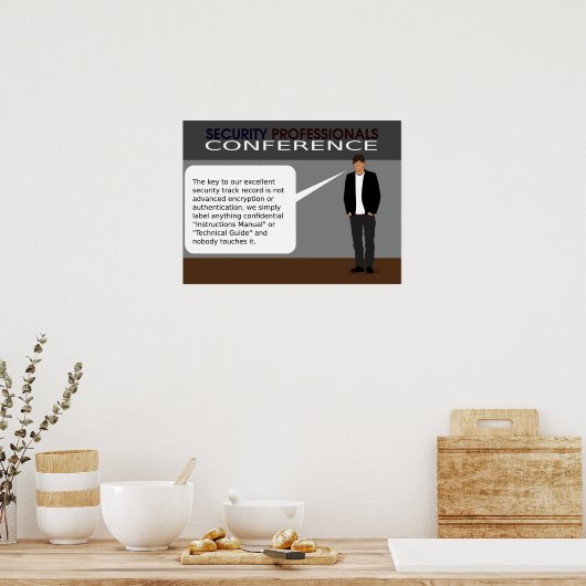 セキュリティ ポスター (キッチン)