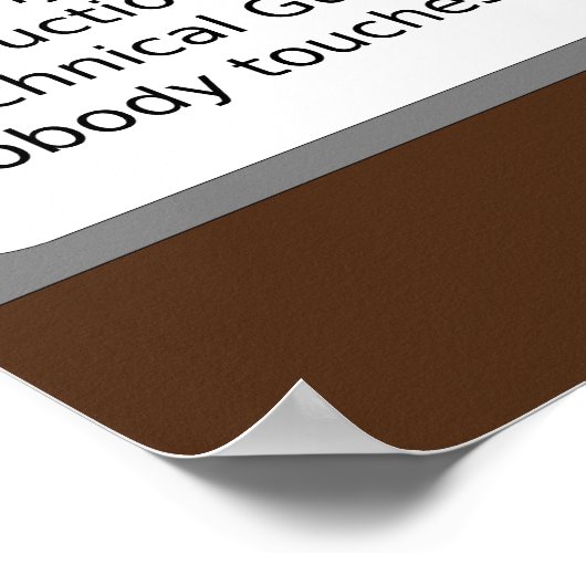 セキュリティ ポスター (角)