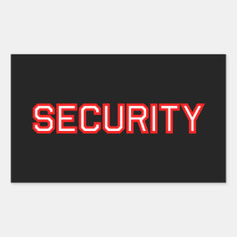 セキュリティ 長方形シール