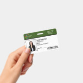 セキュリティ ID 従業員バッジ - 水平 バッジ (手持ち)