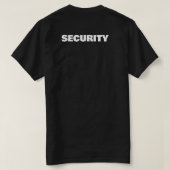 セキュリティ Tシャツ (デザイン裏面)