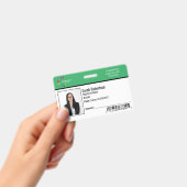 セキュリティID従業員バッジ – 水平 バッジ (手持ち)