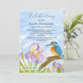 セキレイ パープル アイリス 命の祝い 招待状 (スタンド正面)