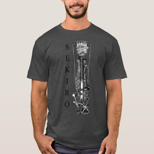 セキロウ オオカミ アーム レトロ ファミリー Tシャツ (正面)
