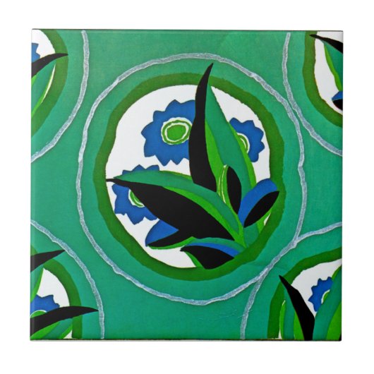 セギーのアールデコ#11でEmporio Moffa タイル (正面)