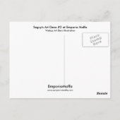 セギーのアールデコ#2でEmporio Moffa ポストカード (裏面)