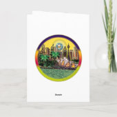 セクインアート誕生日カード |シークインハーバーおもしろいパーク カード (裏面)