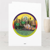 セクインアート誕生日カード |ボンディビーチ(オーストラリア) カード (裏面)