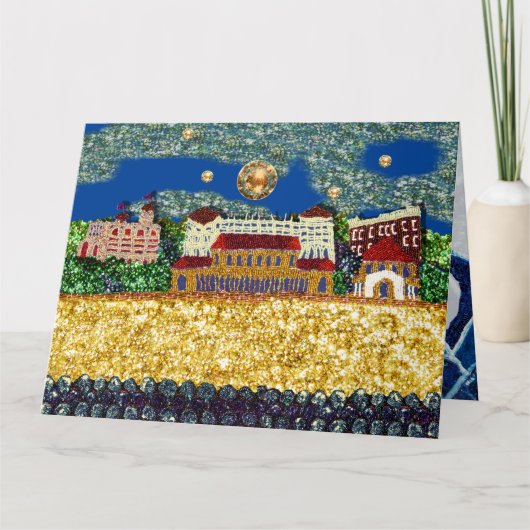 セクインアート誕生日カード |ボンディビーチ（オーストラリア） カード (正面)