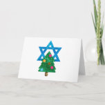 セクインクリストムカハヌカー シーズンカード<br><div class="desc">christmukkah, "star of david", "christmas tree"，クリスマス，クリスマス, "醜いクリスマス"，異信仰，"inter faith", christian, christmukkah, hanukkah, chanukkahグリッター，セクイン，ユダヤ人，休日，ユダヤ人，ネオンピンク色の白空白の白</div>