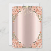 セクインズドレスボホフラワーズ40歳の誕生日 招待状 (裏面)