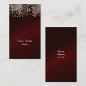 セクエレガントシンズマルーン 名刺 (正面/裏面)