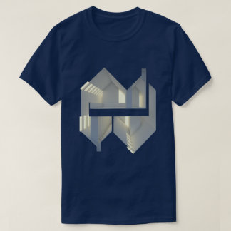 セクション反射01の建築の概念の芸術 Tシャツ