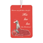 セクシーおもしろいピンナップジョーククリスマスカーエアーフレッシュナー カーエアーフレッシュナー (裏面)