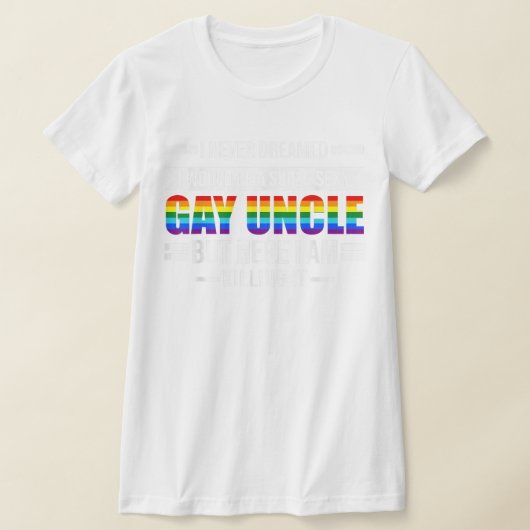 セクシーすごいゲイアンクルガンクル Tシャツ (レイダウン)