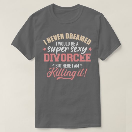 セクシーすごい離婚 Tシャツ (デザイン正面)
