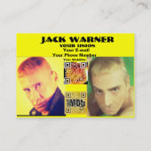 セクシーなおもしろいのエンターテイメントカード 名刺 (裏面)