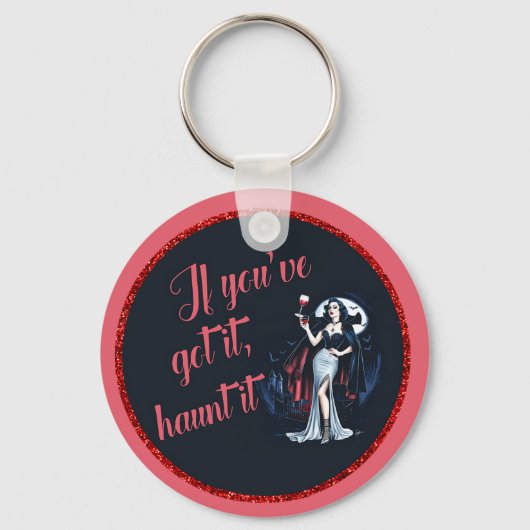 セクシーなもし吸血鬼だ得よ、聞け キーホルダー (正面)