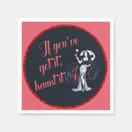 セクシーなもし吸血鬼だ得よ、聞け スタンダードカクテルナプキン