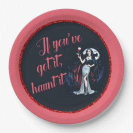 セクシーなもし吸血鬼だ得よ、聞け ペーパープレート