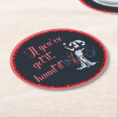 セクシーなもし吸血鬼だ得よ、聞け ラウンドペーパーコースター (アングル)