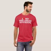 セクシーなアジア人彼氏大好き レトロなお友達に贈る面白グッズ Tシャツ (正面フル)