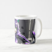 セクシーなアニメのキャットガール コーヒーマグカップ (正面右)