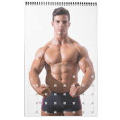 セクシーなシャツのないスタッドを身に着けた熱い男性 カレンダー (1月 2026)