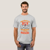 セクシーなトリニと結婚 / 世界をロックする Tシャツ (正面フル)