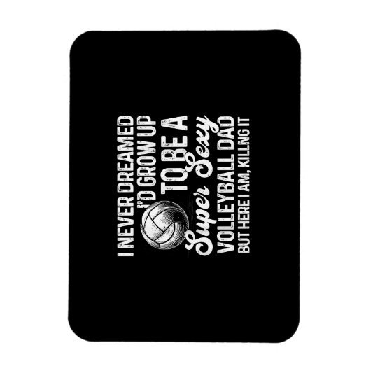 セクシーなバレーボールをするなんて夢にも思わなかった マグネット (縦)