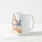 セクシーなピンナップの女の子のコーヒー・マグ コーヒーマグカップ (正面右)
