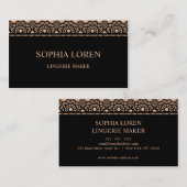 セクシーなレース 名刺 (正面/裏面)