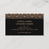 セクシーなレース 名刺 (裏面)