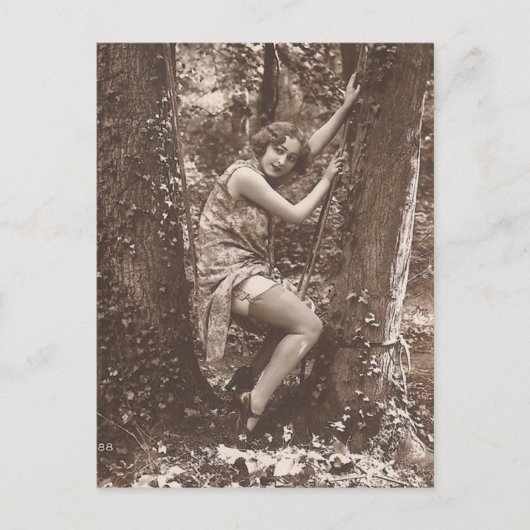 セクシーなヴィンテージ写真 ポストカード (正面)