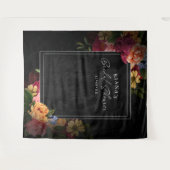 セクシーな夜の花のウェディング ブライダルシャワー ID829 タペストリー (正面(横))