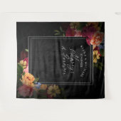 セクシーな夜の花のウェディング Always Forever ID829 タペストリー (正面(横))